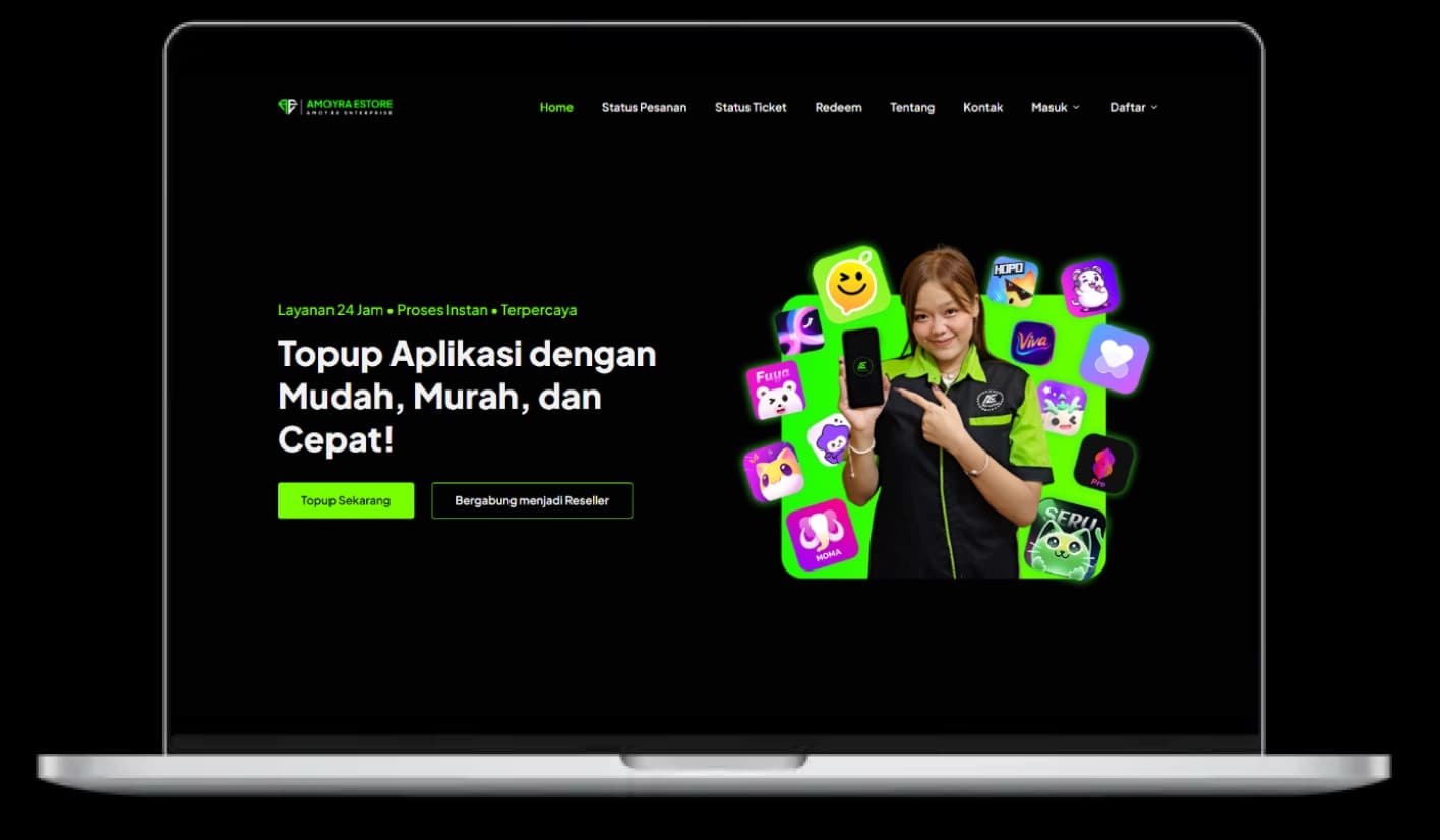 Amoyra Estore Mockup