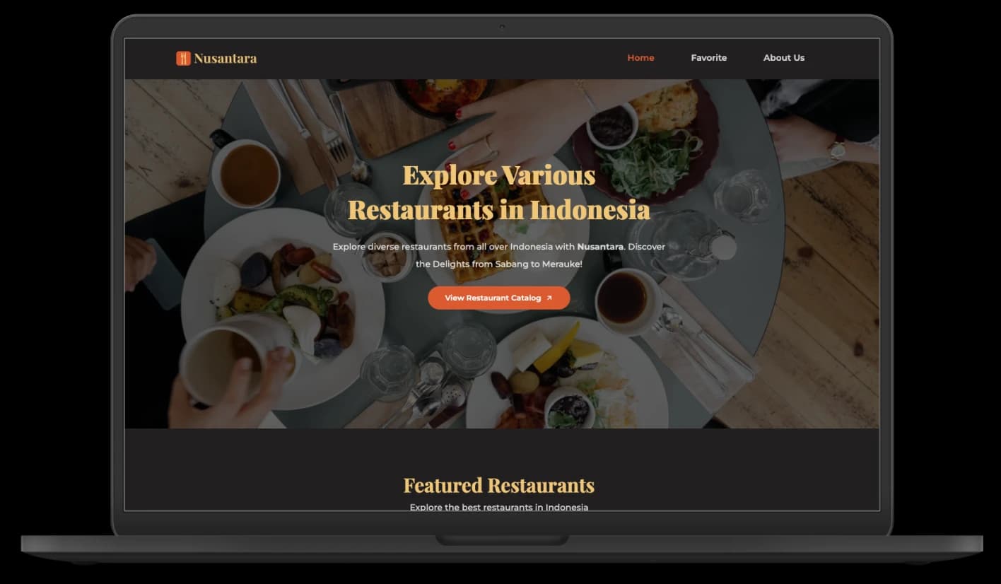 Nusantara Restaurant Mockup